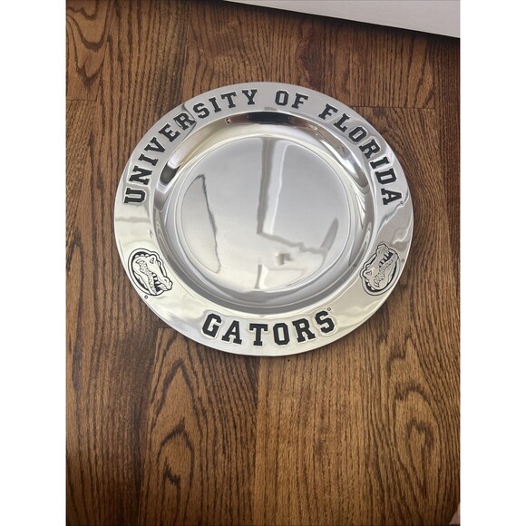 Wilton Armetale PEWTER University Of Florida Serving Tray New In Box - Picture 1 of 5